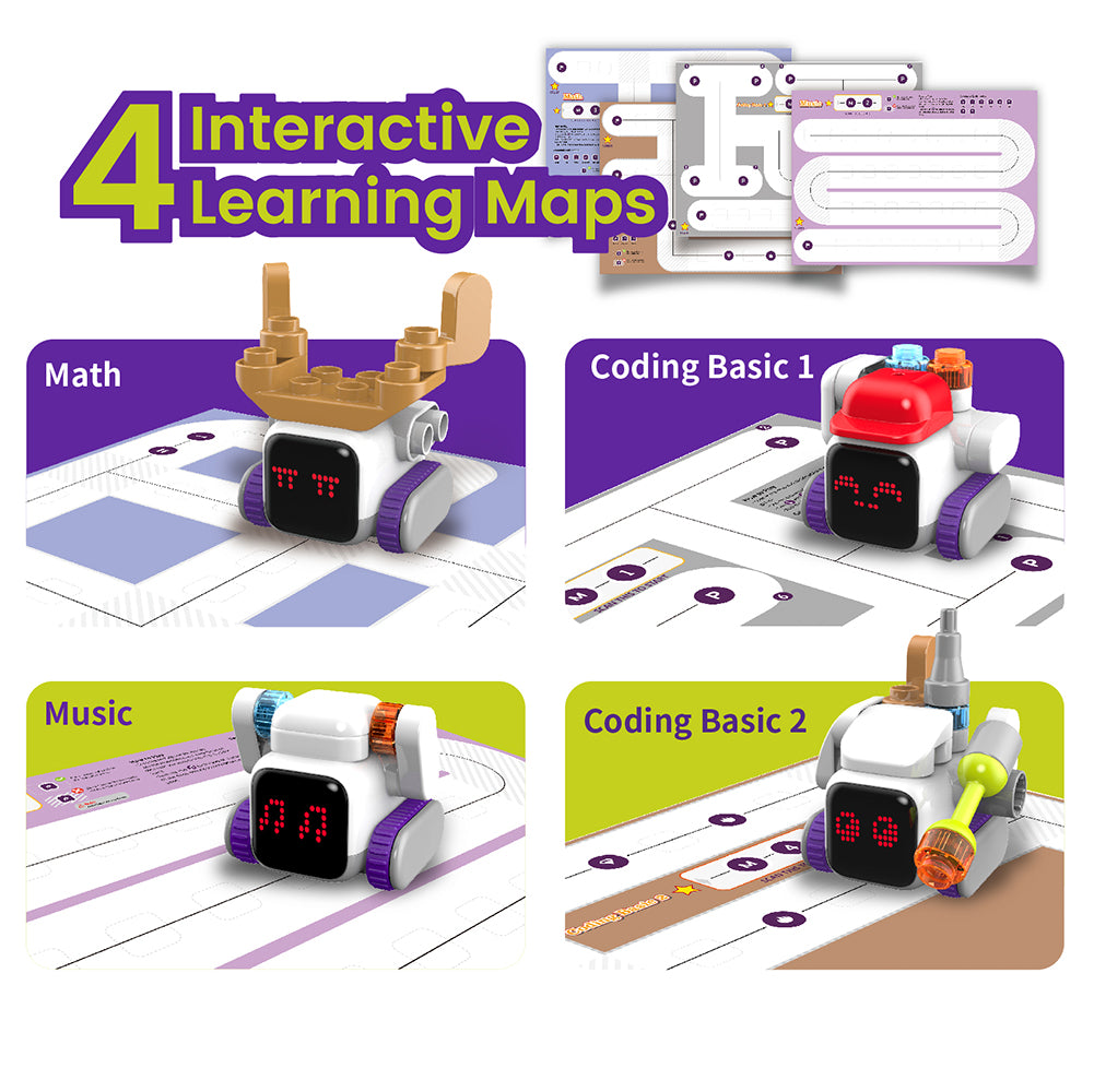 Botzees Mini Coding Robots 禁果游戏 Pack
