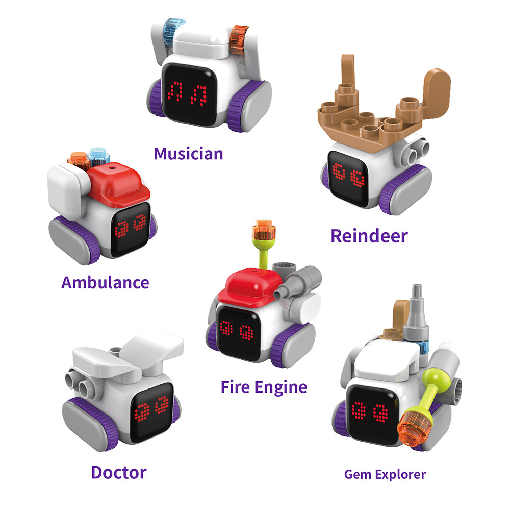 Botzees Mini Coding Robots 禁果游戏 Pack
